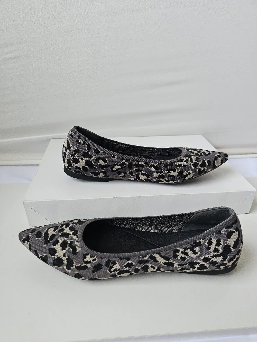 NWT Alfani Step Flex Pointed Toe Flats – Leopard Print (Size 10M)